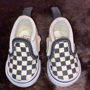 TODDLER CHECKERBOARD SLIP-ON V